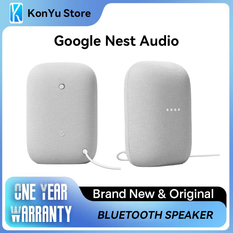 Google Speaker Nest Audio - Google Nest Audio スマートスピーカー – ワイヤレスBluetooth＆Wi-Fi対応ホームスピーカー、強力なステレオサウンド搭載